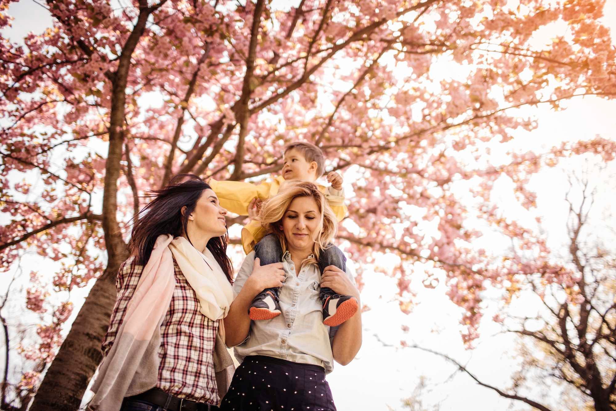 LGBTQ parents with baby