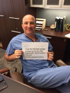 Dr. Spencer Richlin Takes the pledge!