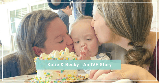 Katie and Becky IVF journey