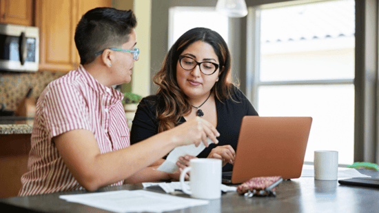 queer couple budgeting financial planning for lgbtq family building insurance coverage